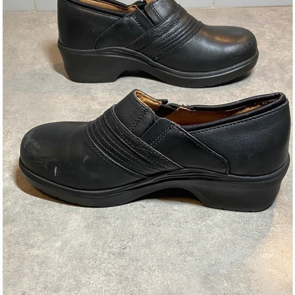 Ariat Women's Black Leather Steel Toe Safety Clogs Work Shoes Size 8B Non Slip - Picture 8 of 13
